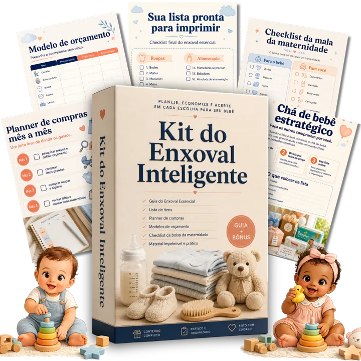 Guia do Enxoval Essencial: ebook e bônus