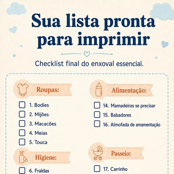 Lista para imprimir